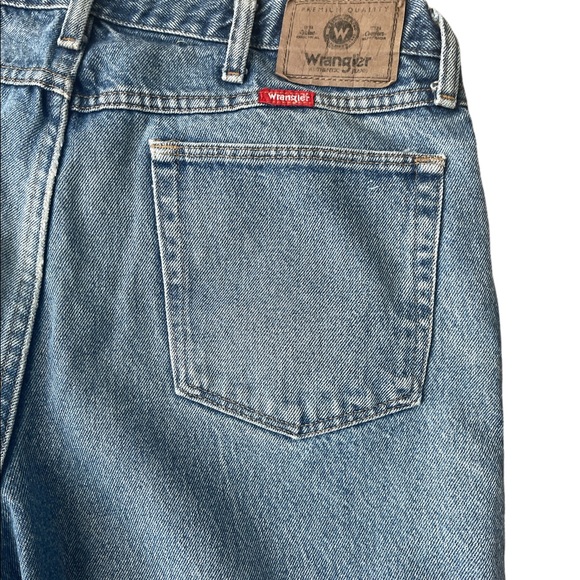 Wrangler Womens Jeans Sz 36x29 High Waist Distressed Denim - Picture 15 of 15